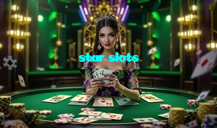 star slots casino presented on mobile device in Pakistan with slots and live games